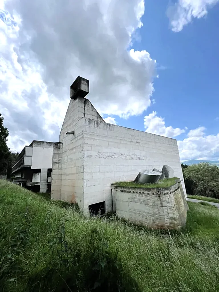 Rediscovering Le Corbusier's Radical Vision at La Tourette external view of the church