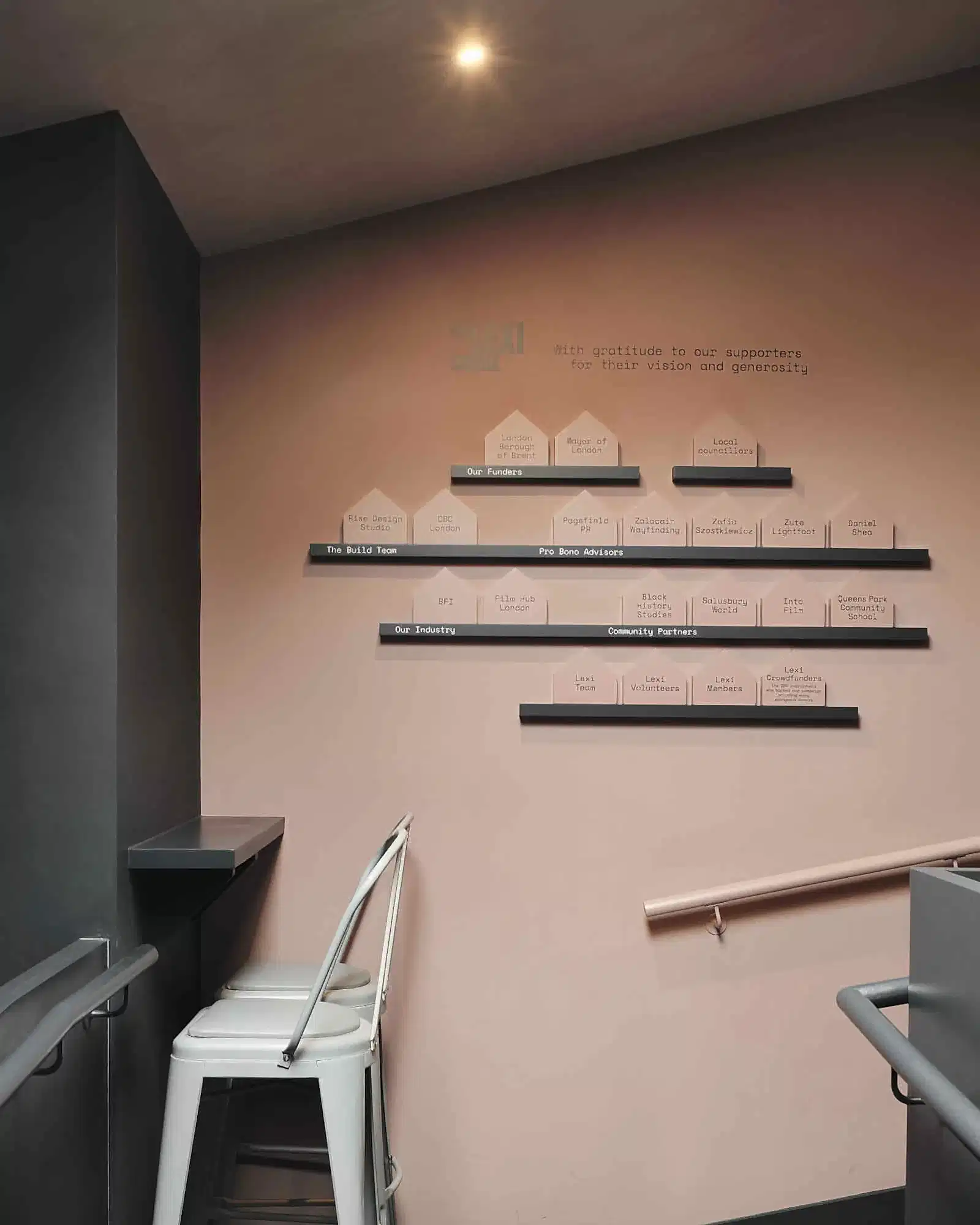 RISE-Design-Studio-Architects-Cinema-Lexi-Kensal-Rise-Community-Hub-Sustainable-3AF-15-Gratitude-Wall-Houses