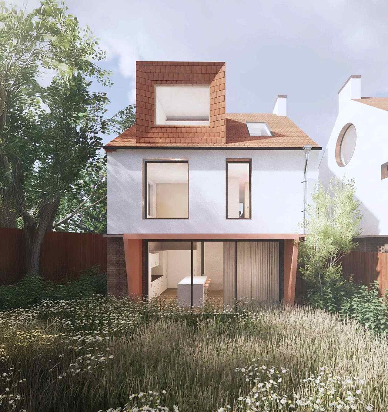RISE-Design-Studio-Architects-Greenwich-Three-Houses-Backland-Development-Sustainable-Architecture-2MC-Front-view-5