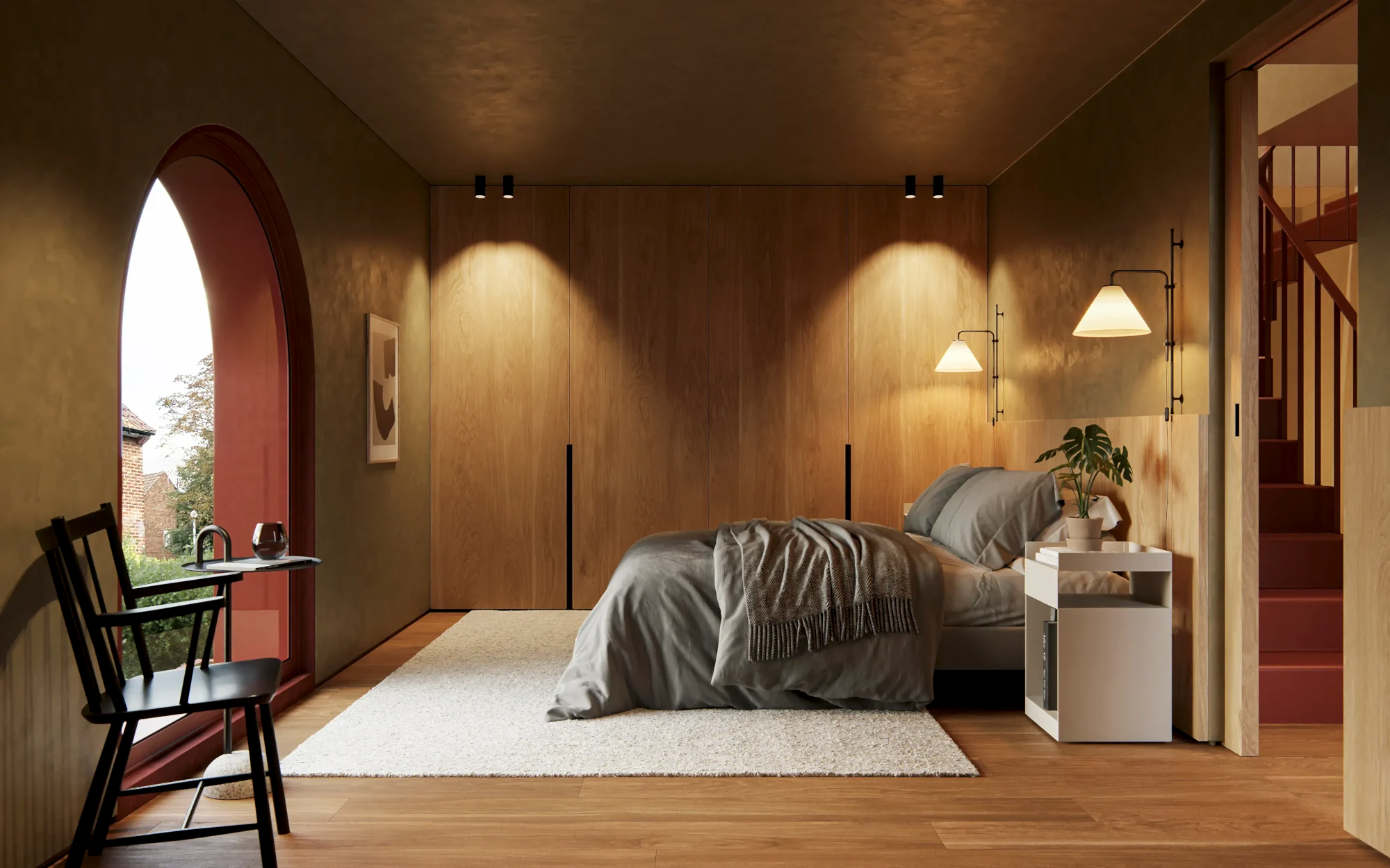 RISE-Design-Studio-Architects-Red-Arches-House-Backland-Development-3AF-01-Bedroom
