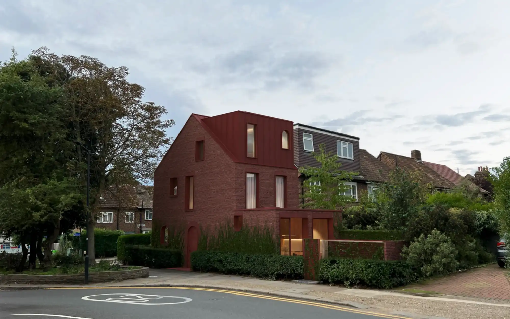 RISE-Design-Studio-Architects-Red-Arches-House-Backland-Development-3AF-04-Street-View-2