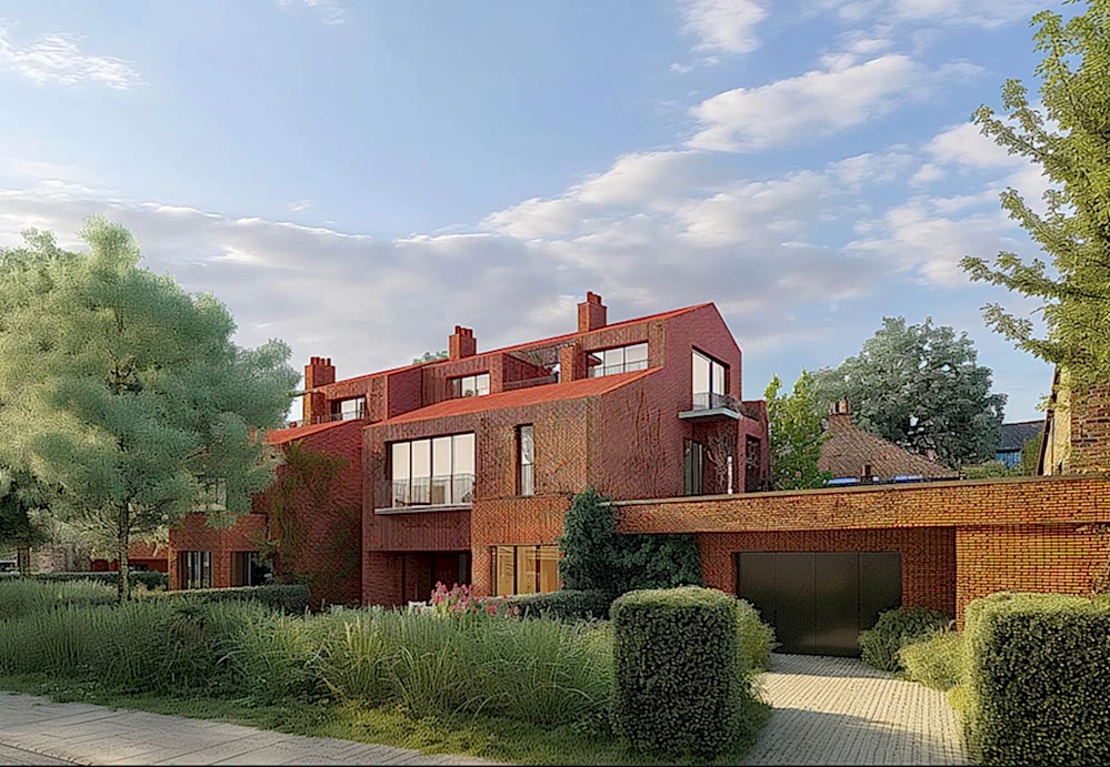 A modern brick backland development designed by RISE Design Studio in London, featuring sustainable design, generous glazing, and landscaped gardens, showcasing how hidden plots can be transformed into high-quality homes that blend with their surroundings.