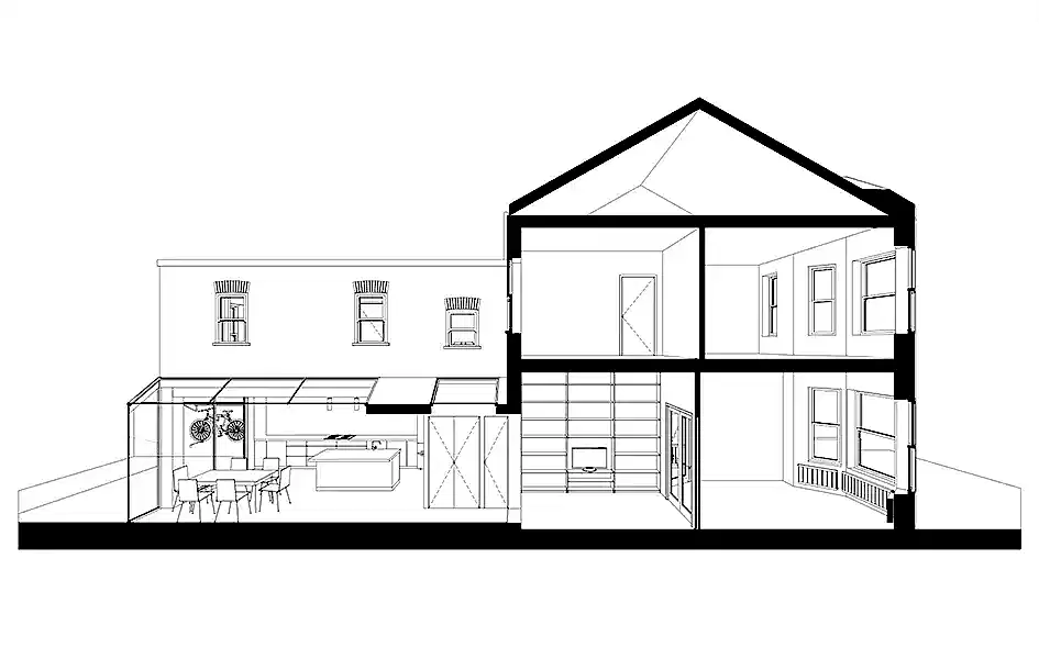 RISE-Design-Studio-Architects-Burrows-Road-Glazed-Envelope-Sustainable-Side-Extension-4DR-3-3D-Section-1