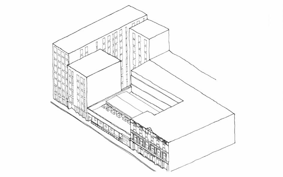 RISE-Design-Studio-Architects-Lyceum-School-Shoreditch-4DR-1-Existing-3D-Perspective