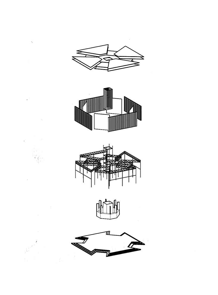 RISE-Design-Studio-Architects-Queens-Park-Community-Pavilion-Plants-Out-Of-Place-3AF-05-Exploded-Axonometric