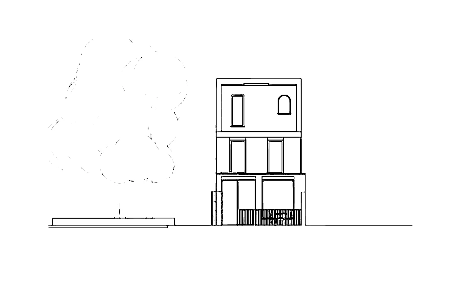 RISE-Design-Studio-Architects-Red-Arches-House-Backland-Development-4DR-8-Rear-Elevation