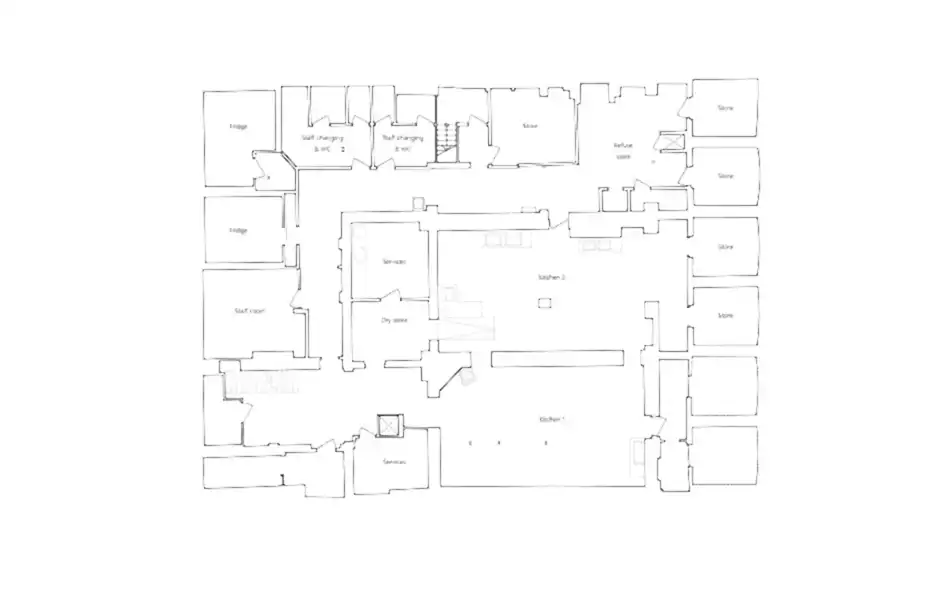 RISE-Design-Studio-Architects-Restaurant-Carousel-Two-Interiors-Fit-Out-DR1-Basement-Floor-Plan-Existing
