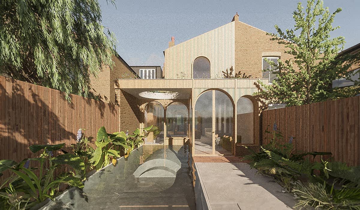 Twelve Arches House - low energy home in Kensal Rise, North West London
