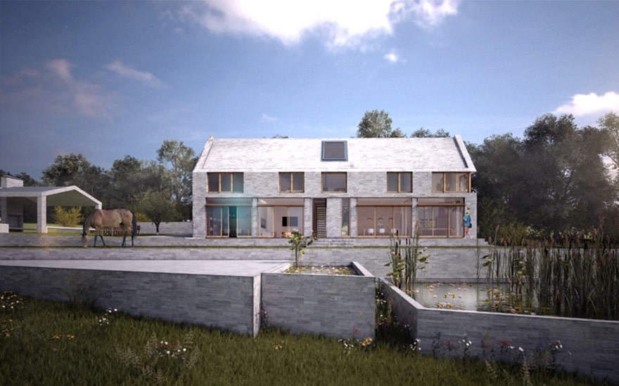 image of McKelvey Farm House, an example of carbon positive design